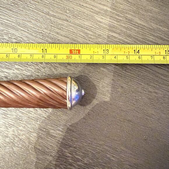 Southern Living Chesapeake Stainless Twisted Handle Salad Server Set Spoon Fork - Picture 8 of 8